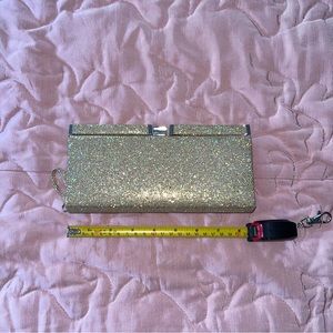 Gold Glitter Clutch